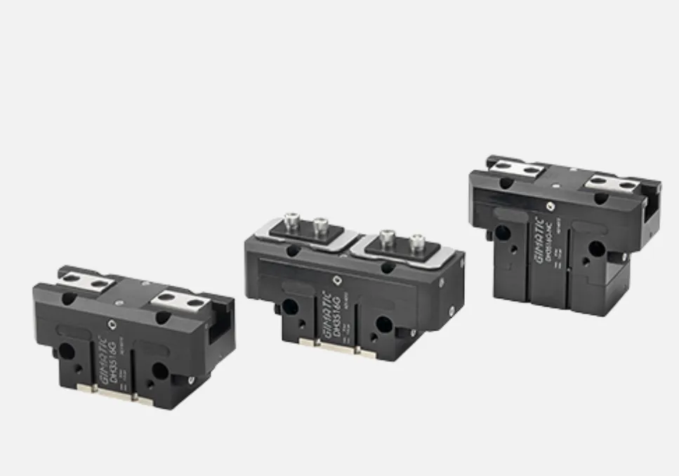 Kẹp khí nén song song 2 chấu tự định tâm Gimatic dòng DHG